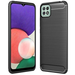 Etui Do Samsung Galaxy A22 5g Pokrowiec Karbon