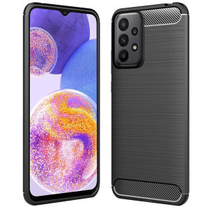 Etui Do Samsung Galaxy A23 Pokrowiec Case Karbon