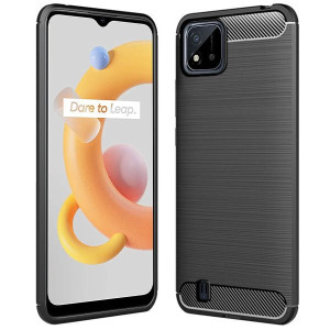 Etui Do Realme C20 Pokrowiec Obudowa Case Karbon