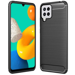 Etui Do Samsung Galaxy M32 Sm-m325 Obudowa Karbon