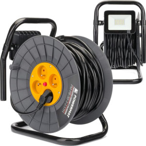 Przedłużacz bębnowy Powermat PM-PB-30-3-2.5TH 30m 4 szt. gniazd  + HALOGEN
