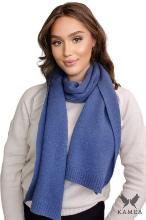 SZALIK DAMSKI - jakościowa przędza - kolor jeans - SZALIK*02