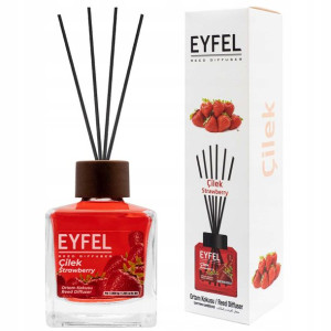 Eyfel Dyfuzor Zapachowy Z Patyczkami Zapach Do Domu 120 Ml Truskawka