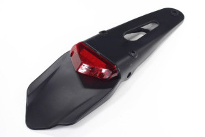 Błotnik Tył Cross Czarny Z Lampą Led Oxf-11766 Ox