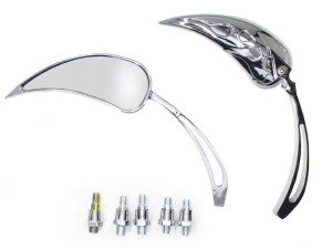 Lusterka Motocyklowe Harley Chopper Drag Chrom M10/m8 Oxf-220 Kpl.ox