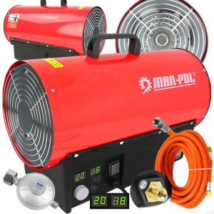Nagrzewnica Gazowa Dmuchawa Z Termostatem 15kw Lcd