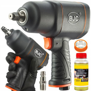 Udarowy Klucz Pneumatyczny Bjc 1600nm 1/2 + Olej
