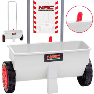 Siewnik NAC Rozsiewacz trawy nawozu soli 45cm 12L