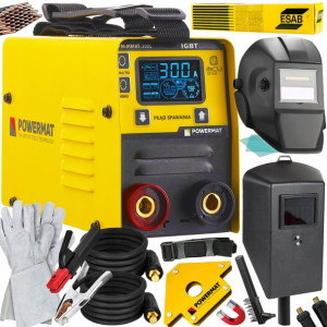 Spawarka Inwertorowa Inwerterowa 300a Lcd +zestaw