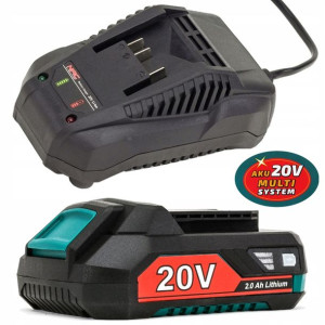 Nac Zestaw Akumulator 2ah Li-lon 20v + Ładowarka