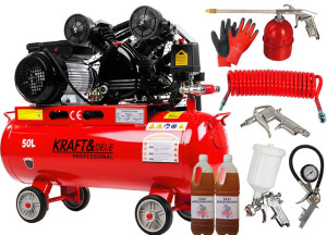 Kompresor Olejowy Sprężarka 50l Kd403 +2xol+zestaw