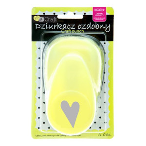 Dziurkacz ozdobny 5 cm Serce 5 JCDZ-120-287 dpCraft