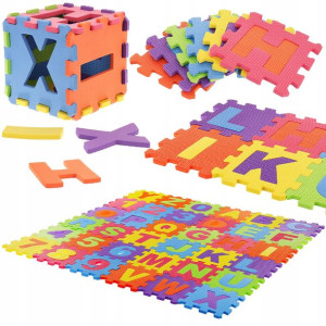 Puzzle Piankowe Mata Piankowa Eva Duża Litery 72el