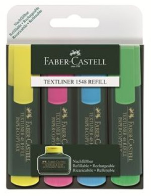 Zakreślacze Faber-castell 48 4 Kolory