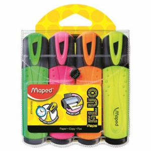 Zakreślacze Maped Fluo Peps 4 Kolory