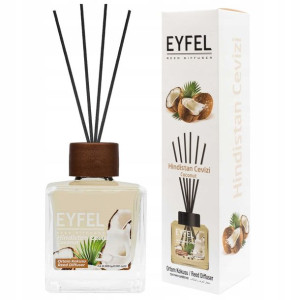 Eyfel Dyfuzor Z Patyczkami Odświeżacz Powietrza 120 Ml Kokos