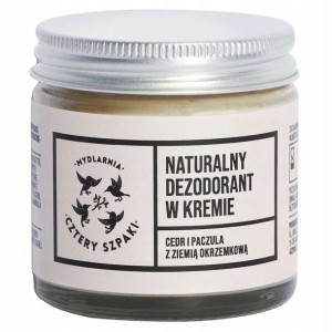 4 Szpaki Dezodorant W Kremie Cedr I Paczula