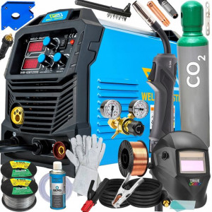 Spawarka Migomat Mig Mag Mma Tig 255a 3w1 +zestaw