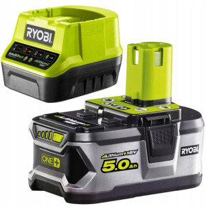 Ryobi Rc18120-150 Akumulator 5.0ah + Ładowarka 18v