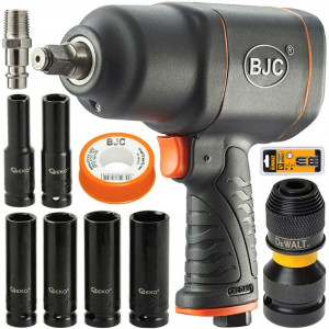Klucz Pneumatyczny 1/2 Udarowy + Dewalt + Nasadki