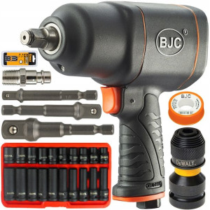 Klucz Udarowy 1/2 Bjc +nasadki G+ Dewalt +adaptery