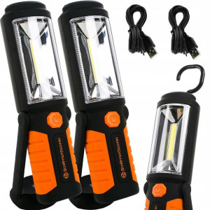 Latarka Warsztatowa Lampka Lampa Led Li-lon 2 Szt.