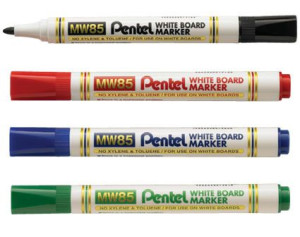 Marker Do Tablic Suchościeralnych Pentel Mw85, Czerwony