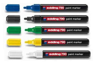 Marker Olejowy Edding 790, Srebrny