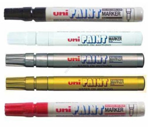Marker Olejowy Uni Px-21, Złoty