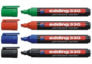 Marker Permanentny Edding 330, Czerwony