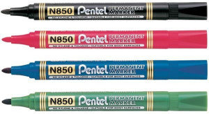 Marker Permanentny Pentel N850, Zielony