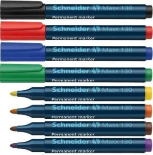 Marker Permanentny Schneider Maxx 130, Czerwony