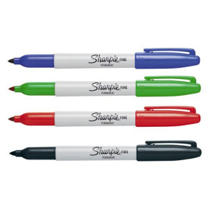 Marker Permanentny Sharpie Fine, Czerwony