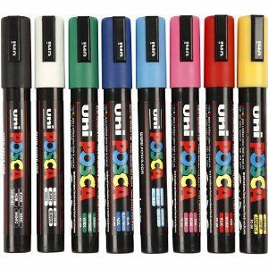 Marker Z Farbą Plakatową Uni Pc-5m Posca, Czarny
