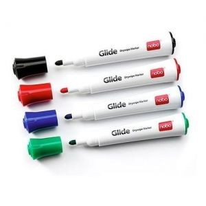 Markery Do Tablic Nobo Glide 4 Kolory