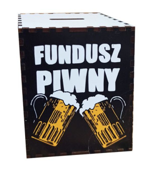 Skarbonka Fundusz Piwny Zabawna Dla Faceta Kasa Na Piwo Alkohol Urodziny