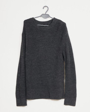 Sweter Męski Szary Basic Mennace Rozmiar M