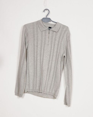 Sweter Męski Szary River Island Rozmiar S