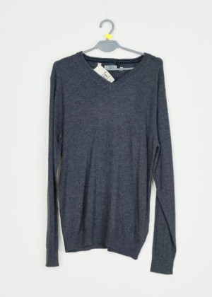 Sweter Męski Ciemono Szary Williams&brown R. S