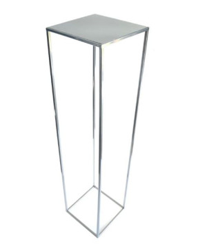Kwietnik  loft 100 cm  srebrny met 363