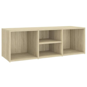 Ławka z miejscem na buty, dąb sonoma, 105x35x35 cm, płyta
