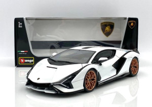 Lamborghini Sian FKP 37, white/black Maisto 1:18