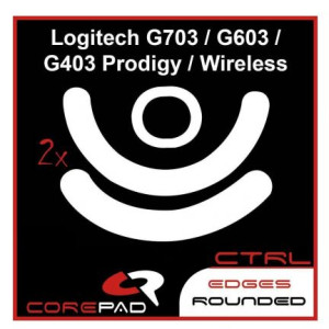 2 x CorePad Ślizgacze CRTL Logitech G403 G603 G703