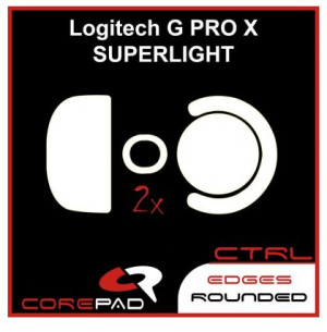 2 x CorePad Ślizgacze CTRL G PRO X SUPERLIGHT Wireless