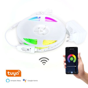 Taśma Smart Home LED SET RGB WiFi 24W zestaw + pilot 5m