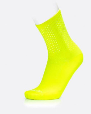 MB WEAR Skarpetki rowerowe BRIGHT SOCKS yellow