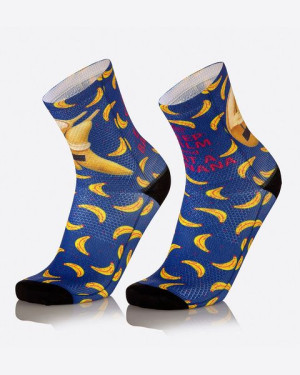 MB WEAR Skarpetki rowerowe FUN banana love