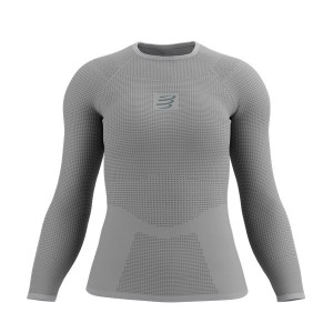 COMPRESSPORT Koszulka termoaktywna damska ON/OFF BASE LAYER LS TOP szara
