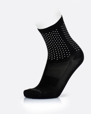 MB WEAR Skarpetki rowerowe BRIGHT SOCKS black