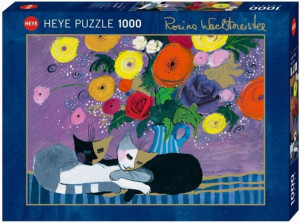 Heye Puzzle 1000 El Śpiące Koty